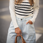 Pantaloni Ganga con polsini