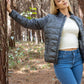 Giacca Puffer Donna Grigia