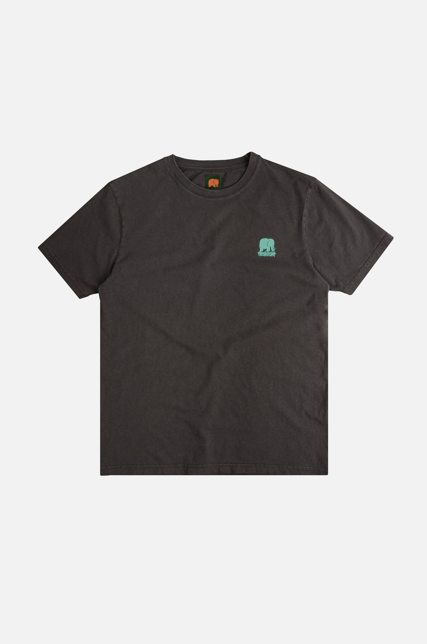 T-shirt unisex pigmentata grigio magnet con maxi stampa “Life by the Sea”