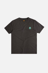 T-shirt unisex pigmentata grigio magnet con maxi stampa “Life by the Sea”