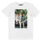 T-shirt fotografica “Two Cops in Miami” in cotone biologico