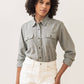 Camicia Lenon in chambray salvia