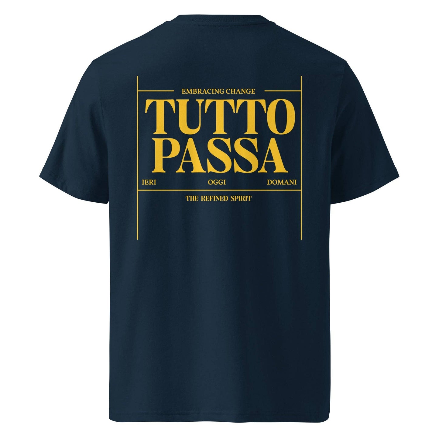 T-shirt unisex in cotone biologico “Tutto Passa”