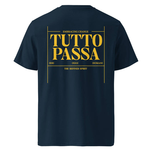 T-shirt unisex in cotone biologico “Tutto Passa”