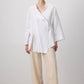 Giacca kimono in lino bianca