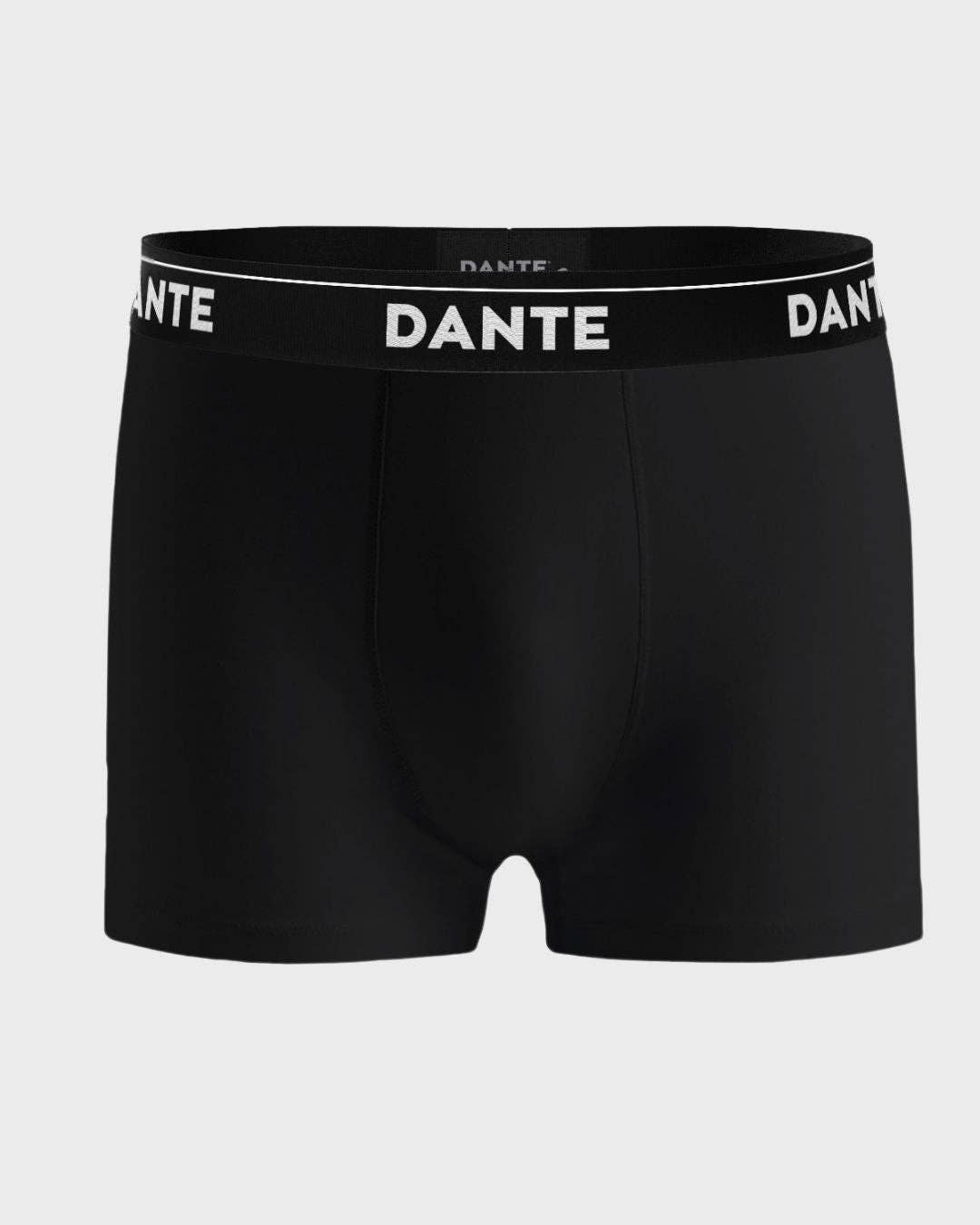 Boxer neri da uomo con tasca segreta