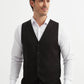 Gilet elegante nero da uomo