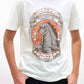 T-shirt Kaiju Fighter con stampa mostro giapponese