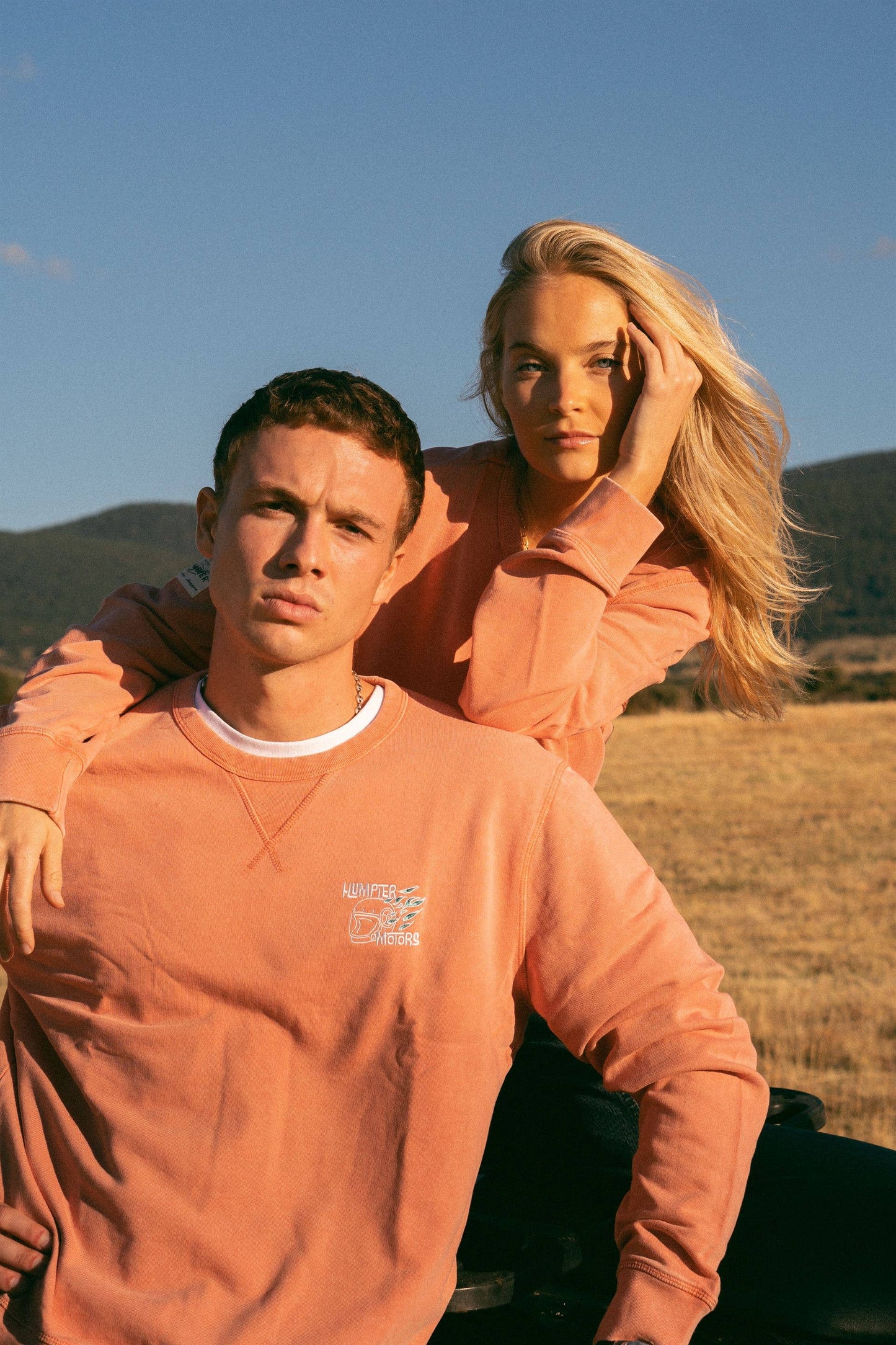 Felpa girocollo Humpier Motors in cotone biologico