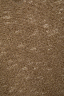 Maglione in maglia rasata con scollo a V