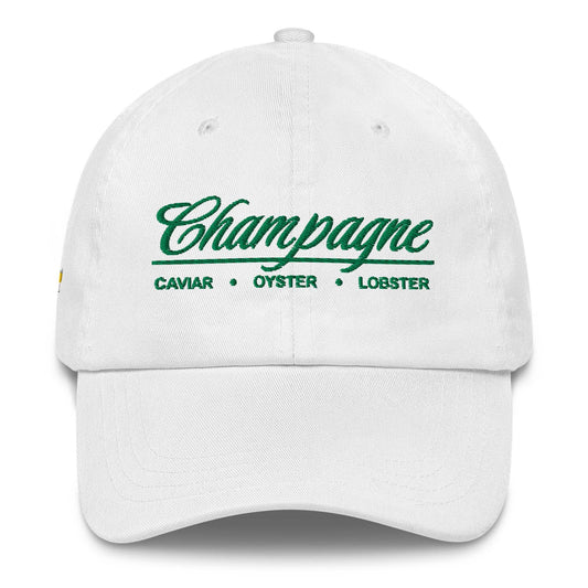 Cappellino da baseball Champagne con ricamo