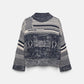 Maglione oversize in maglia strutturata