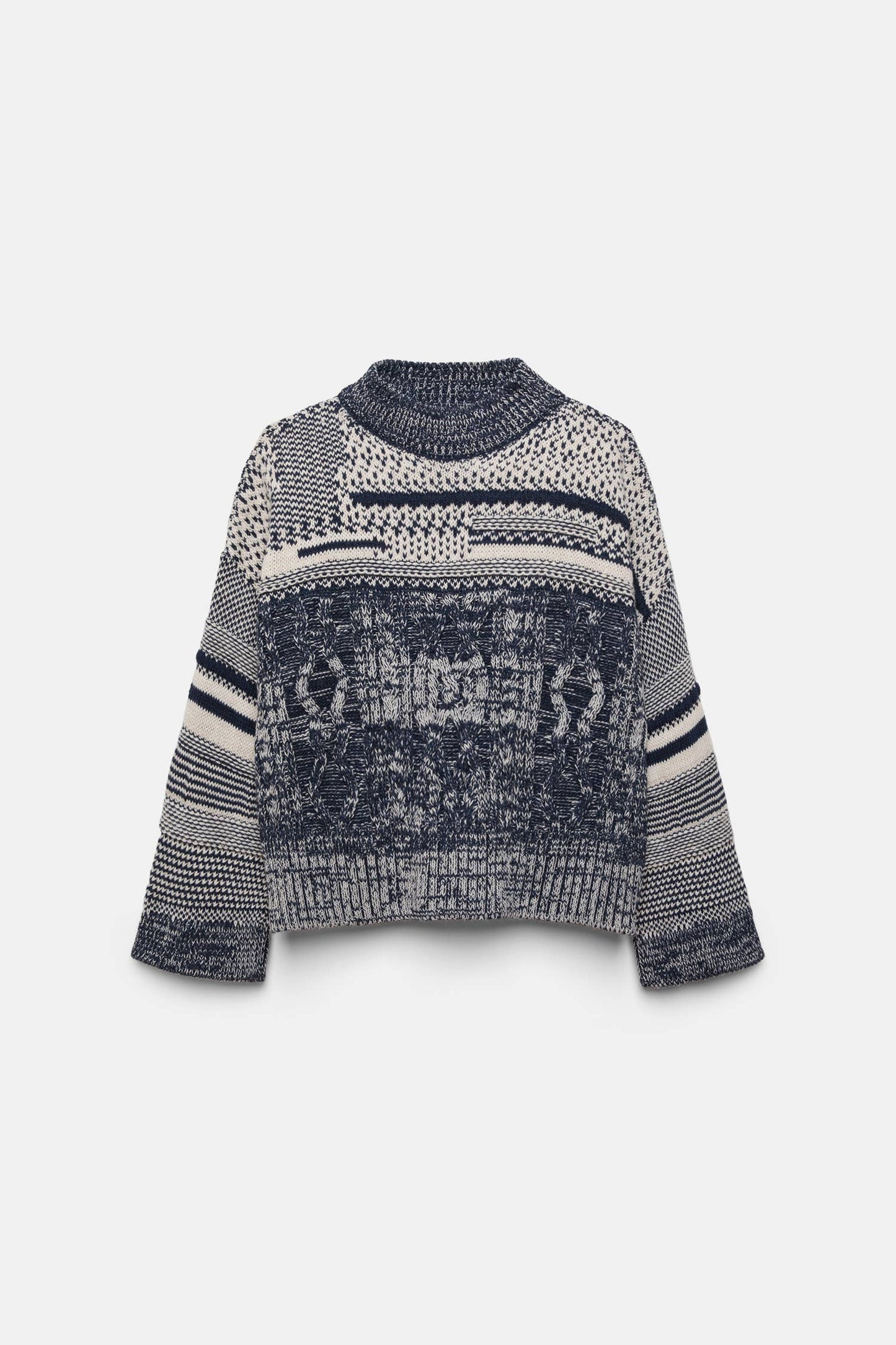 Maglione oversize in maglia strutturata