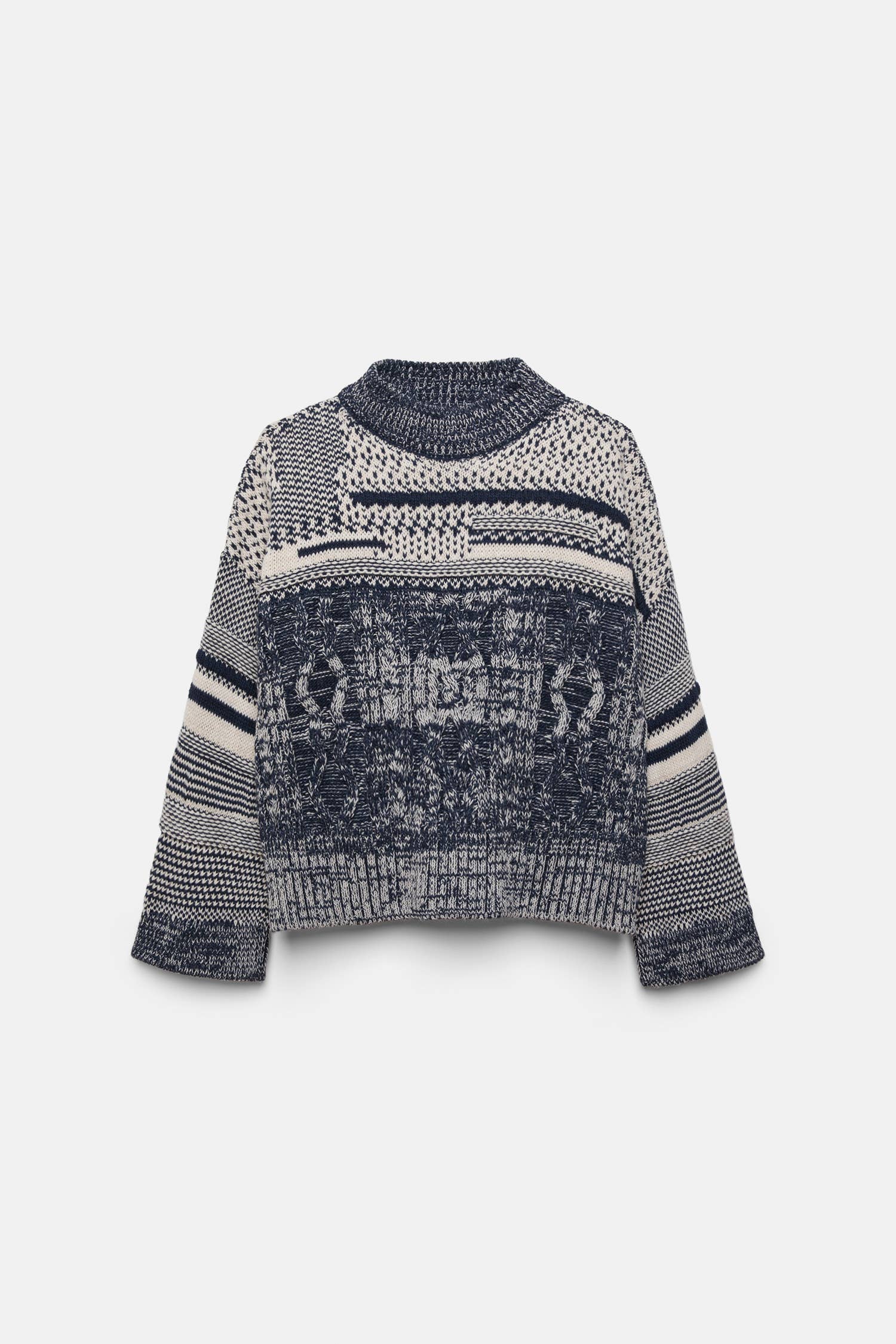 Maglione oversize in maglia strutturata