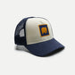 Cappello trucker classico navy