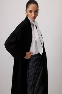 Cardigan lungo in maglia
