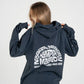 Felpa hoodie in cotone organico con stampa No Guts No Glory