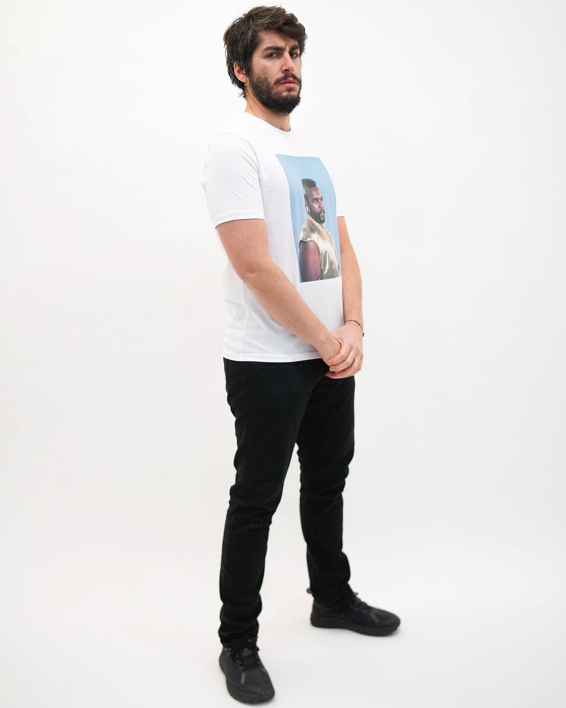T-shirt unisex in cotone biologico con stampa fotografica cinema