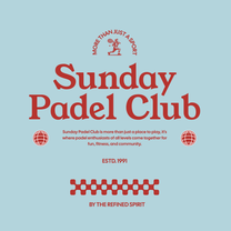 T-shirt unisex in cotone biologico Sunday Padel Club