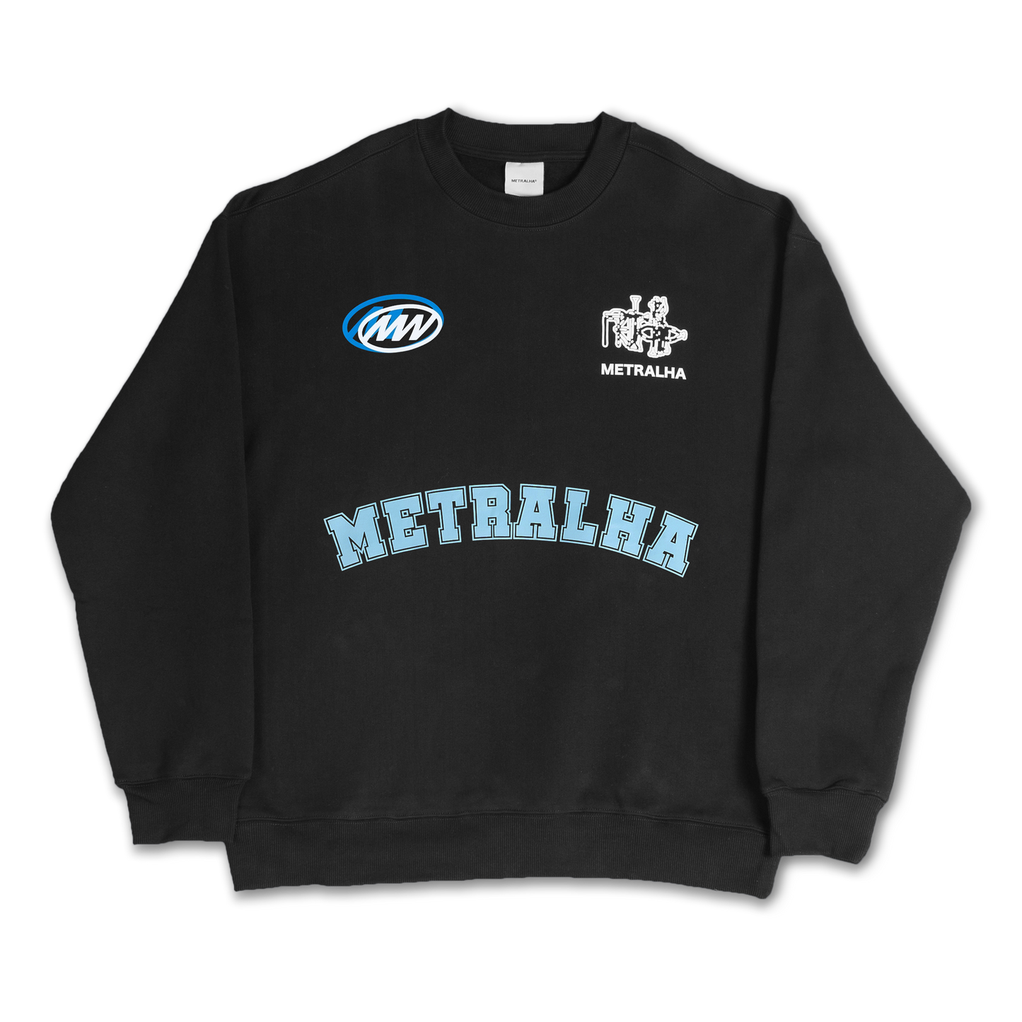 Felpa girocollo oversize Founder Metralha