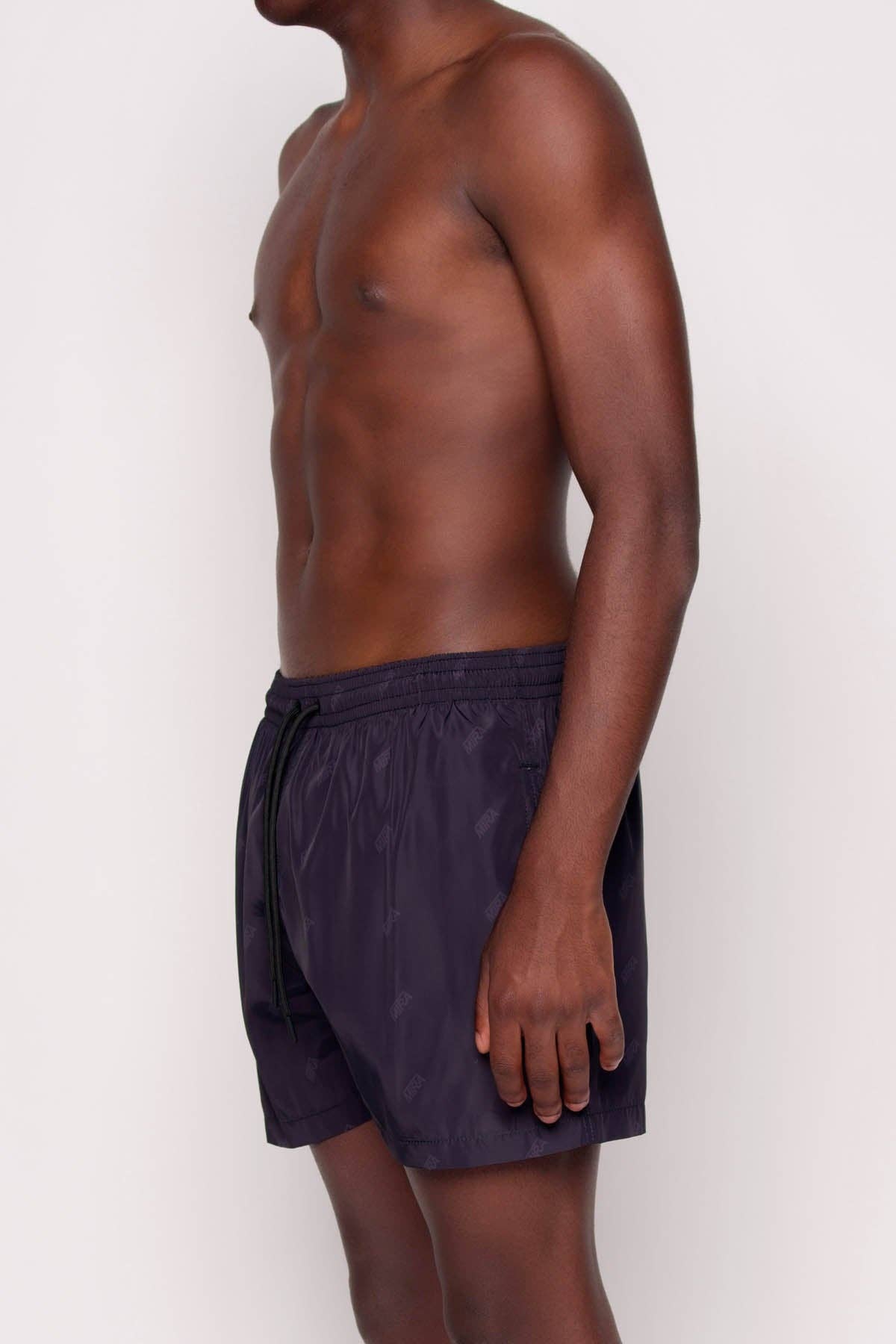 Costume da bagno uomo nero tinta unita