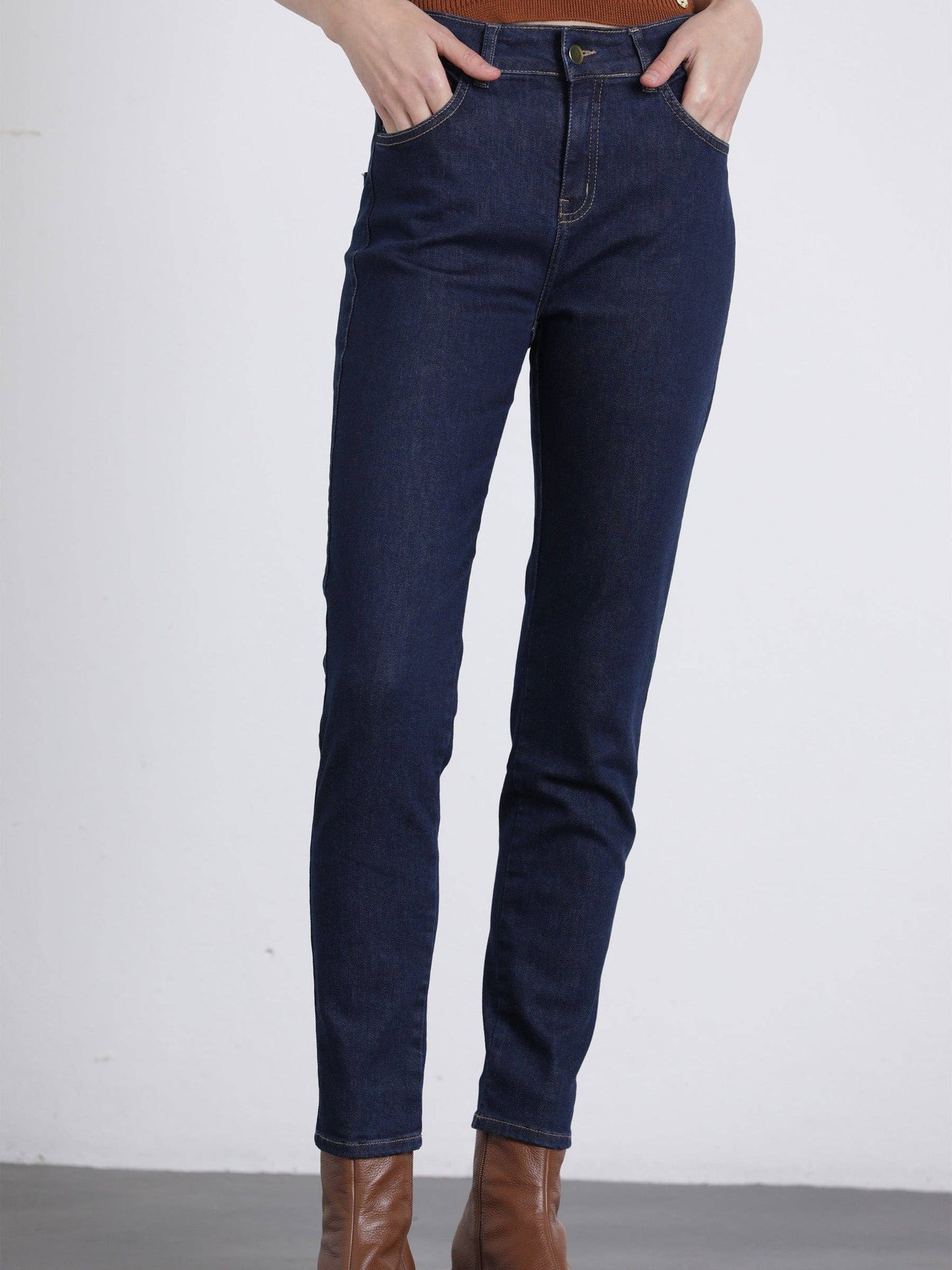Jeans donna Ganga relaxed fit in cotone stretch