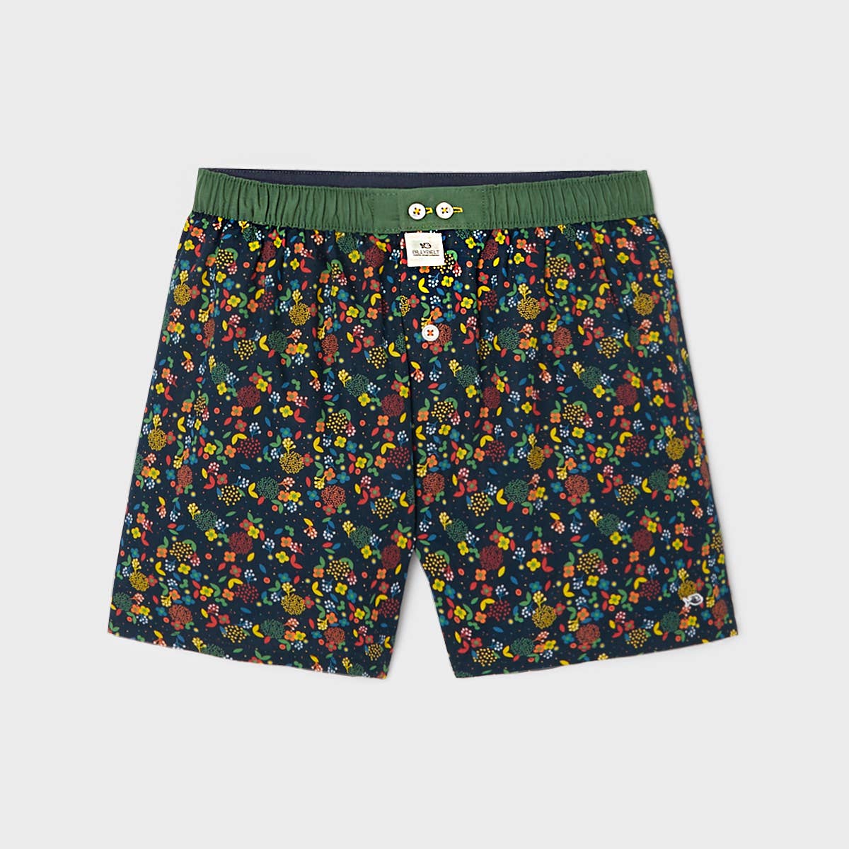 Boxer uomo floreali in cotone biologico