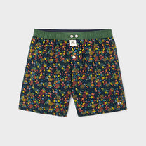 Boxer uomo floreali in cotone biologico