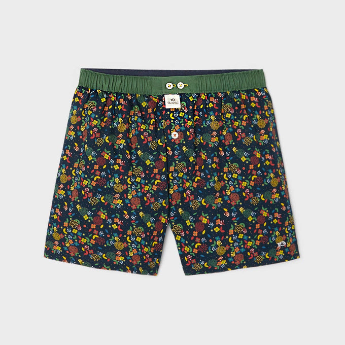 Boxer uomo floreali in cotone biologico