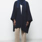 Mantella cardigan in maglia con tasche