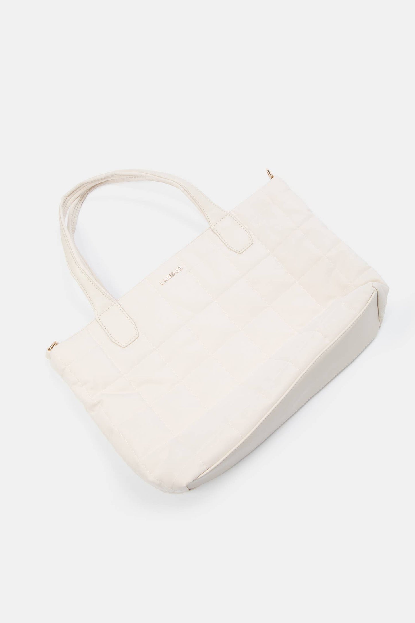 Borsa trapuntata con tracolla