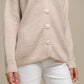 Cardigan in maglia con scollo a V e bottoni