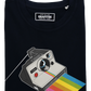T-shirt unisex Nostalgia Polaroid in cotone biologico con grafica retrò