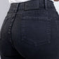 Jeans skinny neri elasticizzati da donna