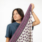 Foulard quadrato in cotone biologico Servane
