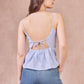 Top Thelmire con schiena scoperta