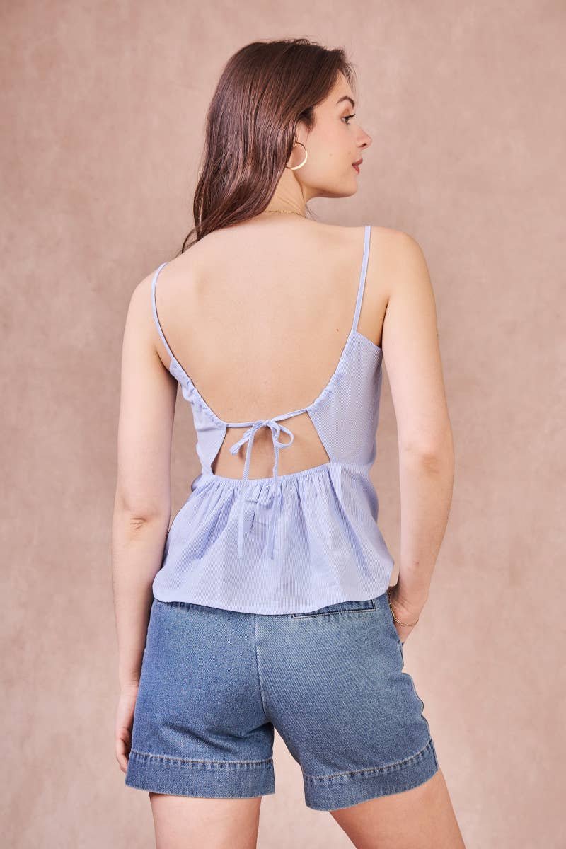 Top Thelmire con schiena scoperta