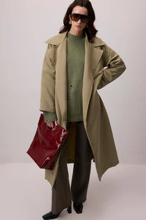 Maglione oversize effetto destroyed