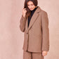 Giacca sartoriale a quadri in misto lana Gustin