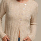 Cardigan in maglia morbida con bottoni