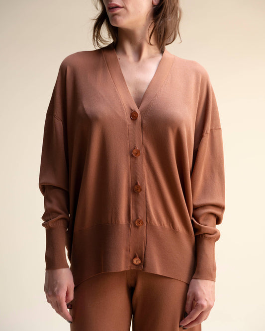 Cardigan leggero in viscosa