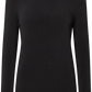 Maglia a collo alto Anna in misto lana nera