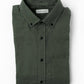 Camicia in flanella su misura Populus verde oliva