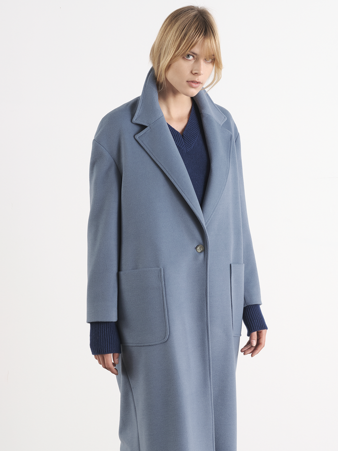Cappotto lungo relaxed fit da donna