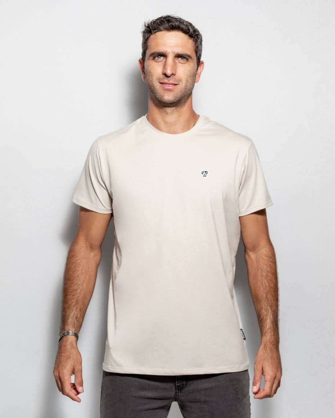 T-shirt antimacchia avorio