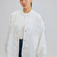 Bomber in pizzo floreale