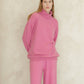 Maglione dolcevita classico in misto cashmere