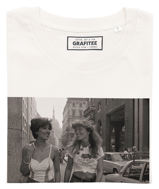 T-shirt unisex mood italiano con foto vintage di Roma