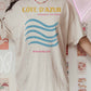 T-shirt oversize grafica Côte d’Azur