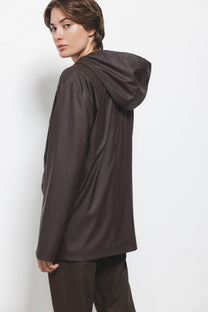 Parka con cappuccio e coulisse regolabile